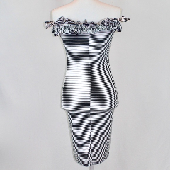 Zara Off The Shoulder Dress Size S - Picture 4 of 5